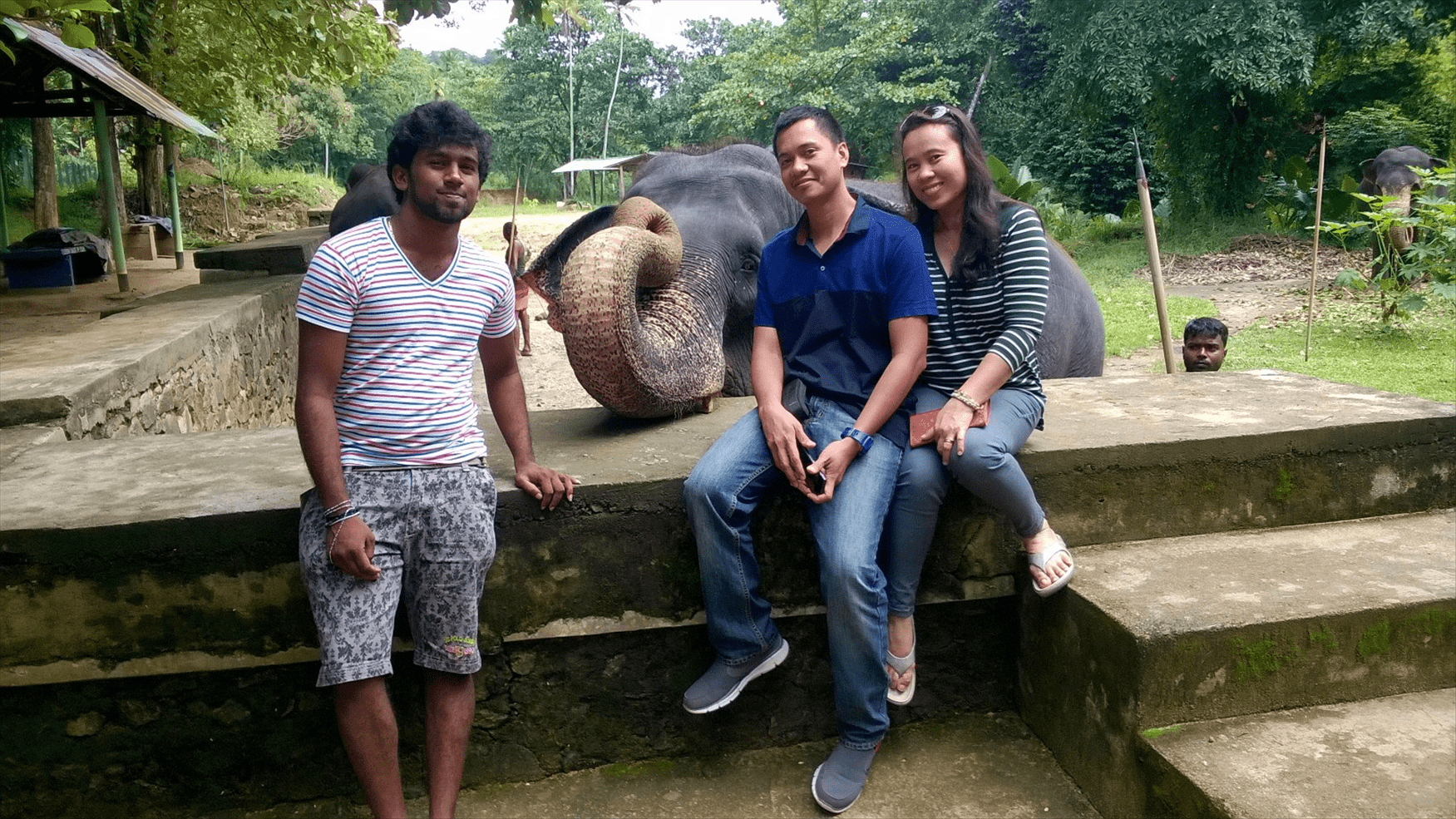 Find a Sri lanka Tour guide Chinthaka ratahnayake at Pinnawala | Sri Lankan Riders 