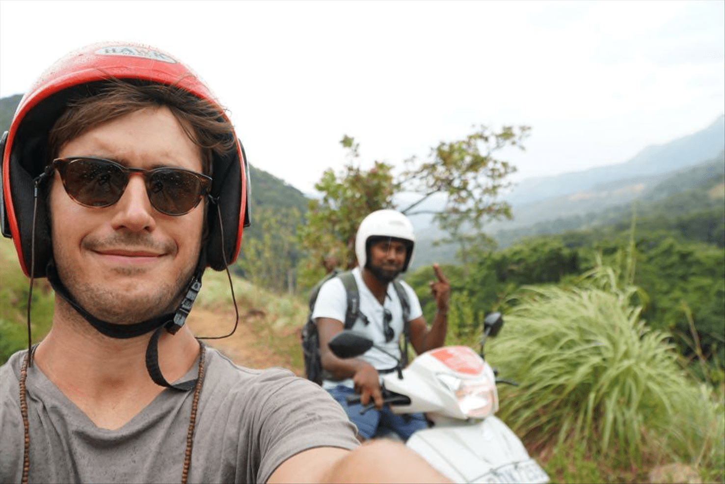 Rent a Scooter Sri lanka | Chinthaka Rathnayake | Chin | Sri Lankan Riders Holiday Tours 